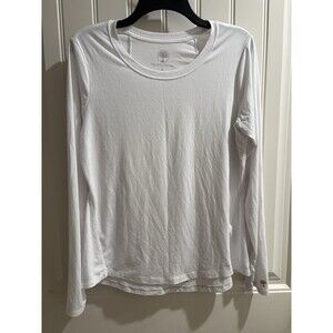 Healing Hands Women’s Sz M Long Sleeve Stretch Shirt Underscrub Soft Thumb Holes